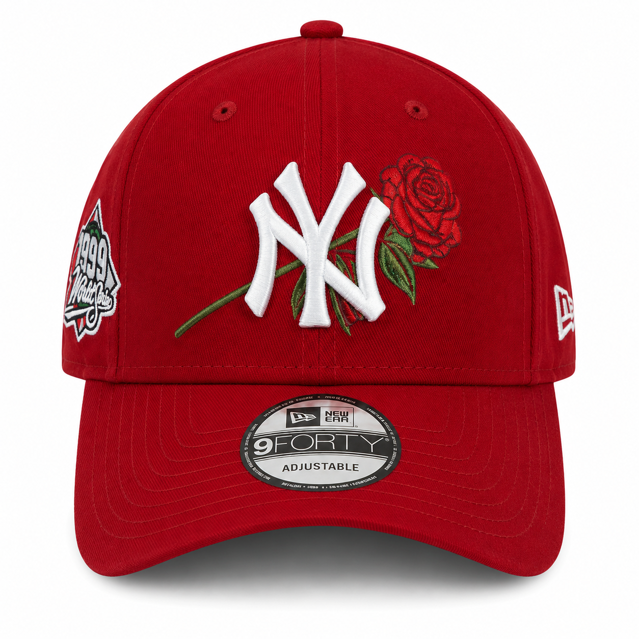 New Era 9FORTY A-Frame New York Yankees "Rose Edition" 1999 World Series Side Patch Snapback Hat