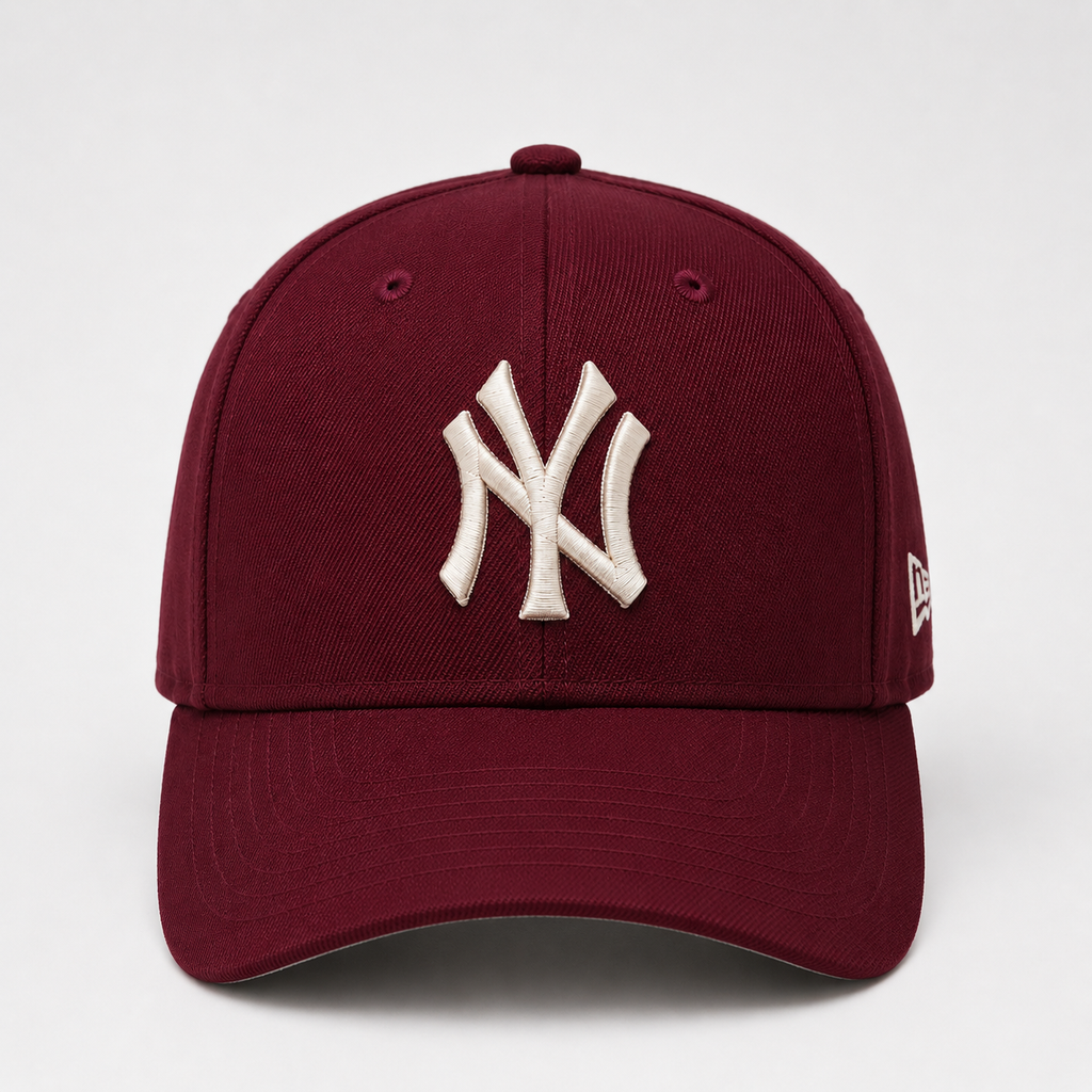 New Era 9FORTY New York Yankees Yankee Stadium 75th Anniversary Burgundy Cap