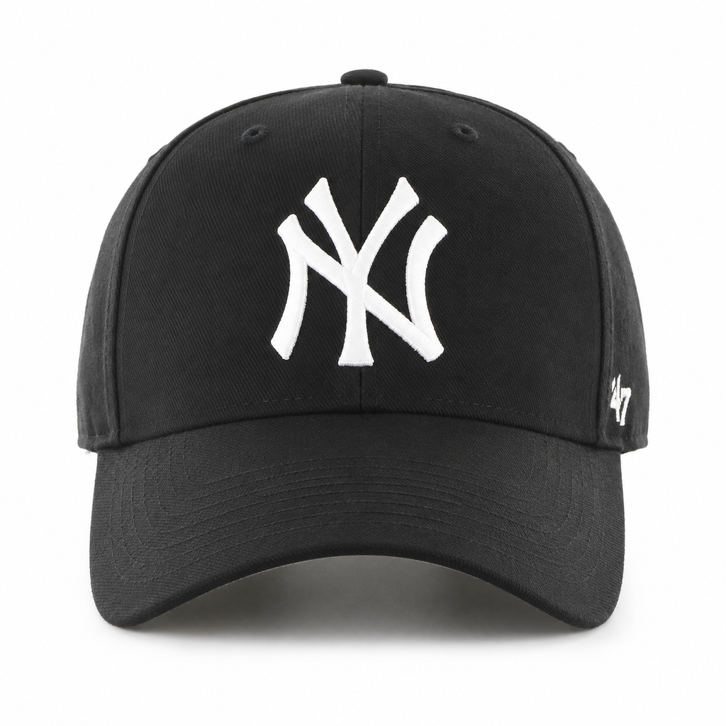 47 Brand New York Yankees MVP Cap in Black/White