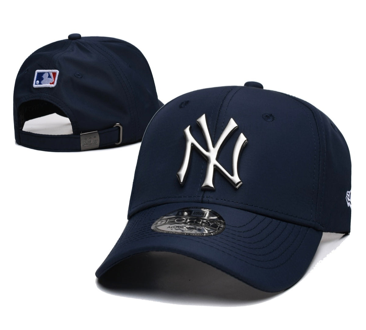 New Era 9FORTY New York Yankees Navy Cap with Metal Badge