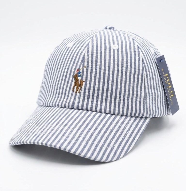 Polo Ralph Lauren Striped Seersucker Cap