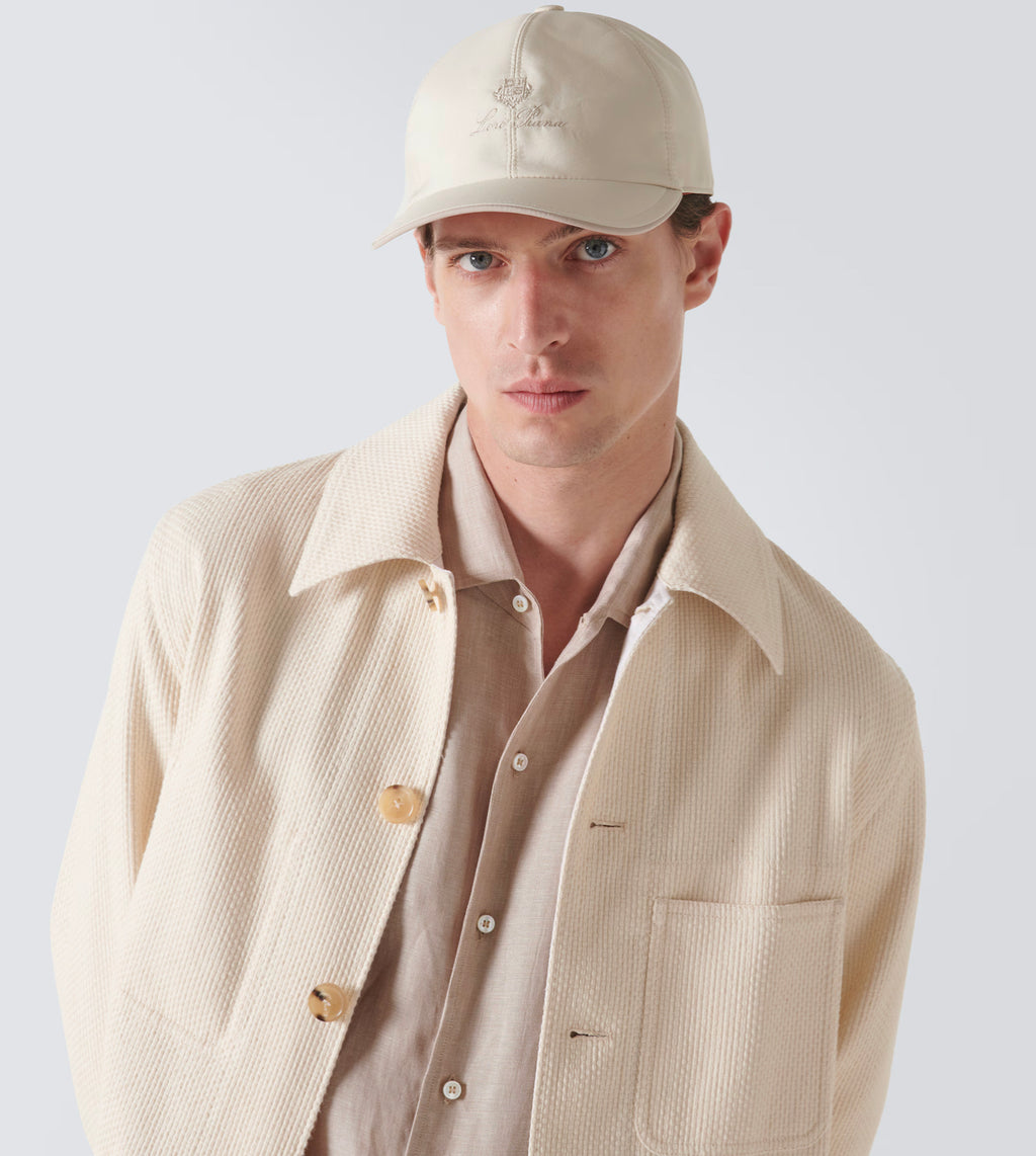 LORO PIANA WHITE CAP
